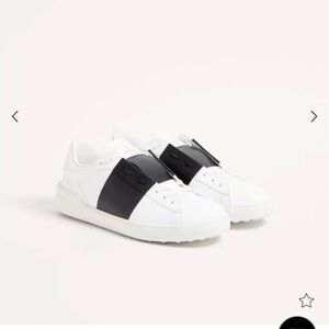 Valentino Garavani White and Black Sneakers